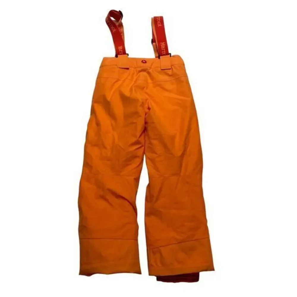 Marmot Girls' Starstruck Orange Snow Pants with‎ Suspenders Size S